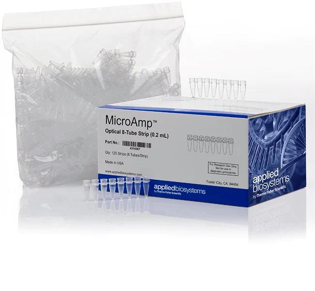 4323032  MicroAmp™ 光学 8 联排管盖  300 strips